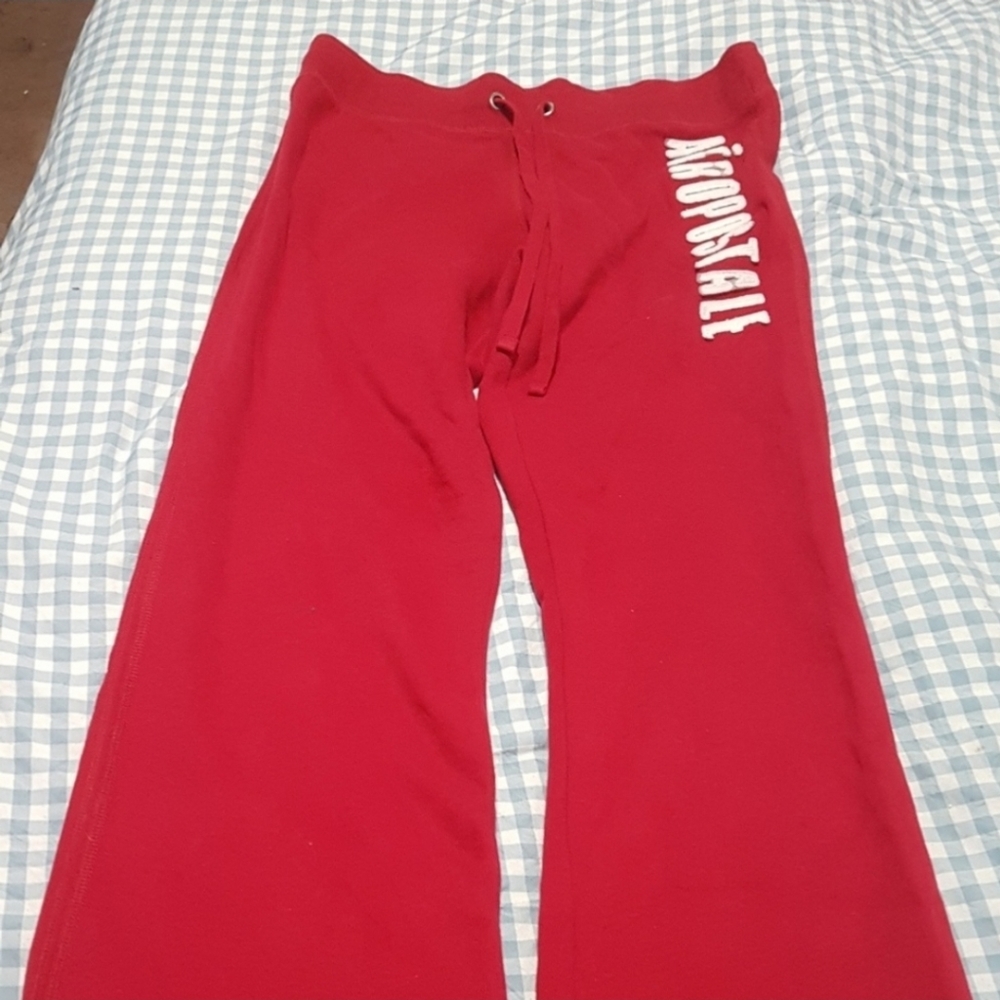 Aeropostale Red Medium Drawstring Sweatpants